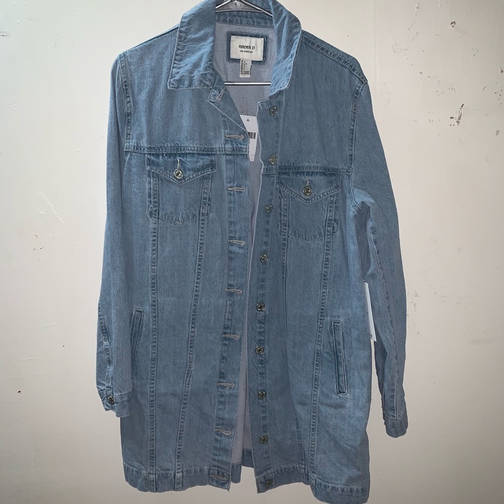 Oversized denim jacket